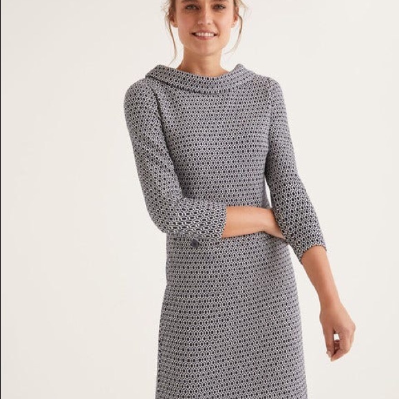 Boden - Bessie Jacquard Dress - Picture 2 of 7